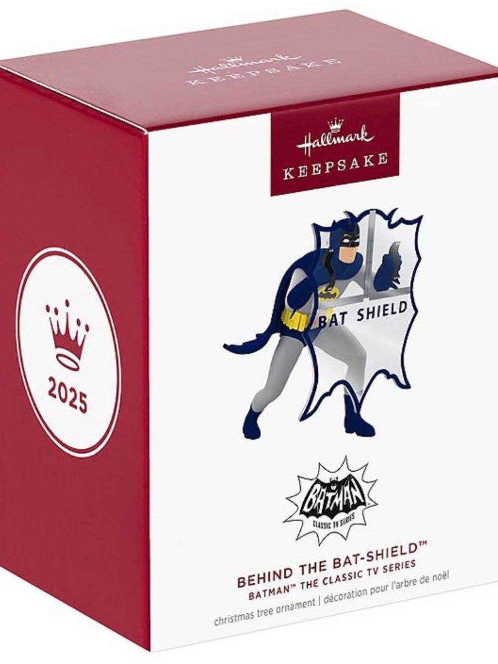 Hallmark Keepsake 2025 Behind the Bat Shield Batman Ornament New In Box